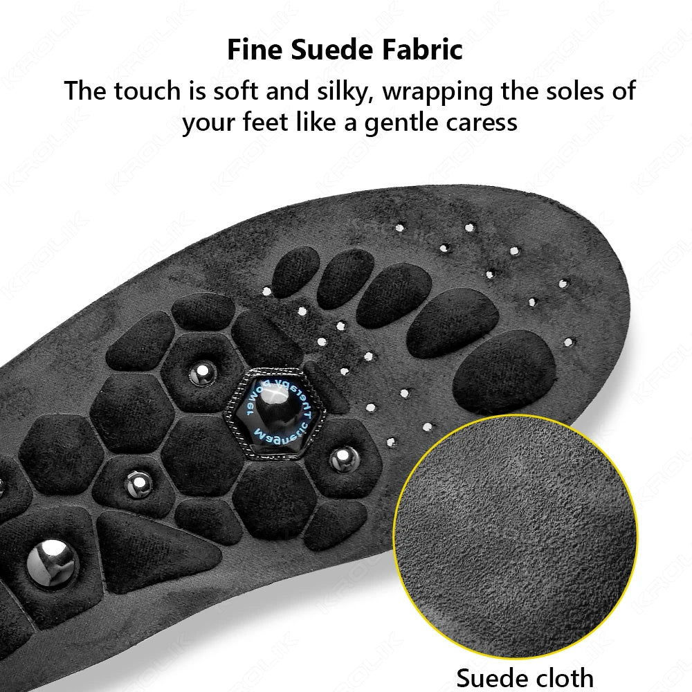 Therapy Sports Insoles Massage Medical Magnetic  Foot Weight Loss Slimming Acupressure Insole Anti-fatigue Health Care Shoe Pads