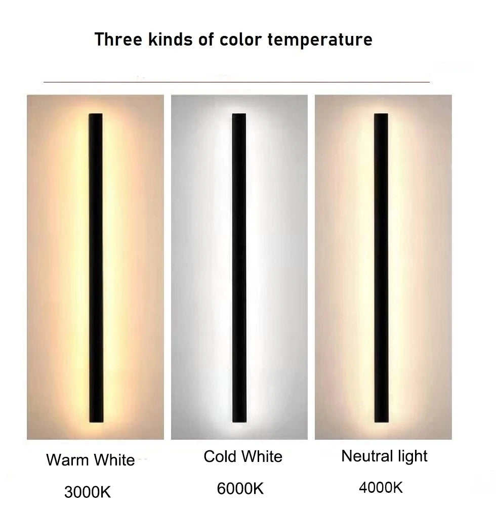 LED Outdoor Wall Light Modern Waterproof IP65 villa Porch Garden patio exterio Wall Lamp Rainproof in front of garage door Lamp