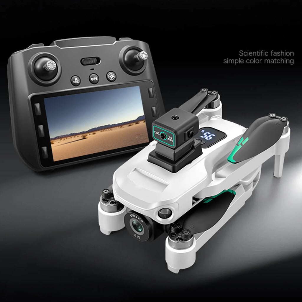 Drone Dual Camera APP Control LCD Display Remote Control Intelligent Obstacle Avoidance WIFI 5G RC Quadcopter
