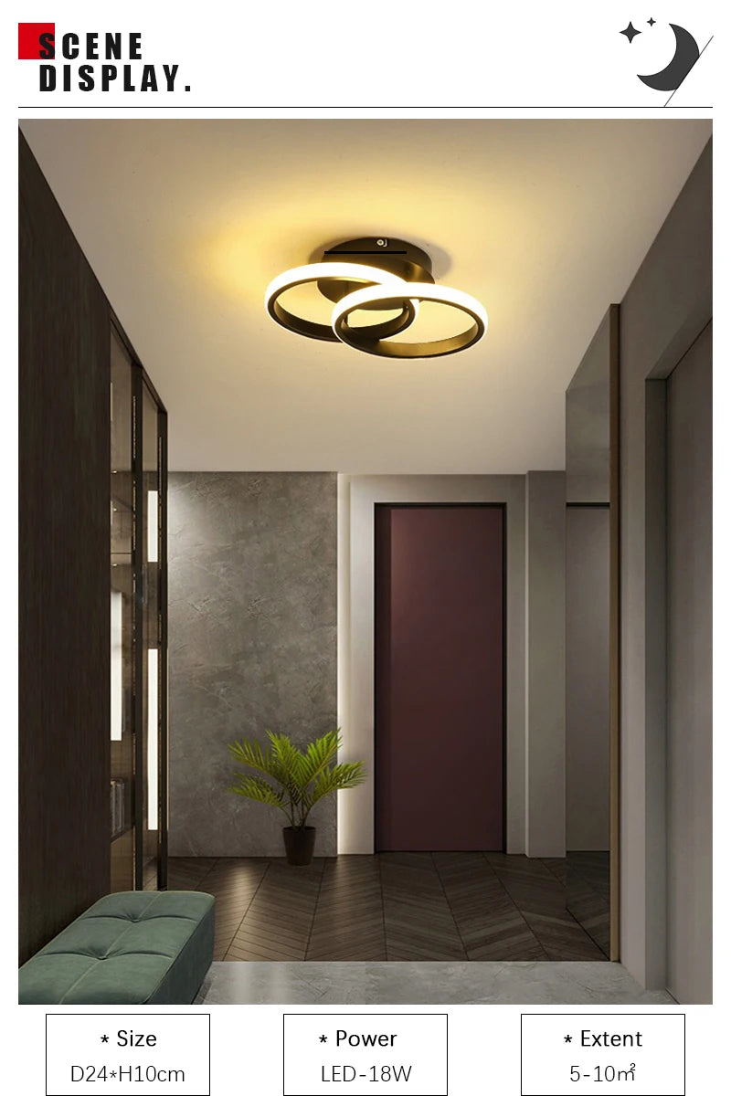 LED 20W Aisle Ceiling Light Modern Home Lighting LED Surface Mounted Bedroom Living Room Corridor Light Staircase Balcony Light