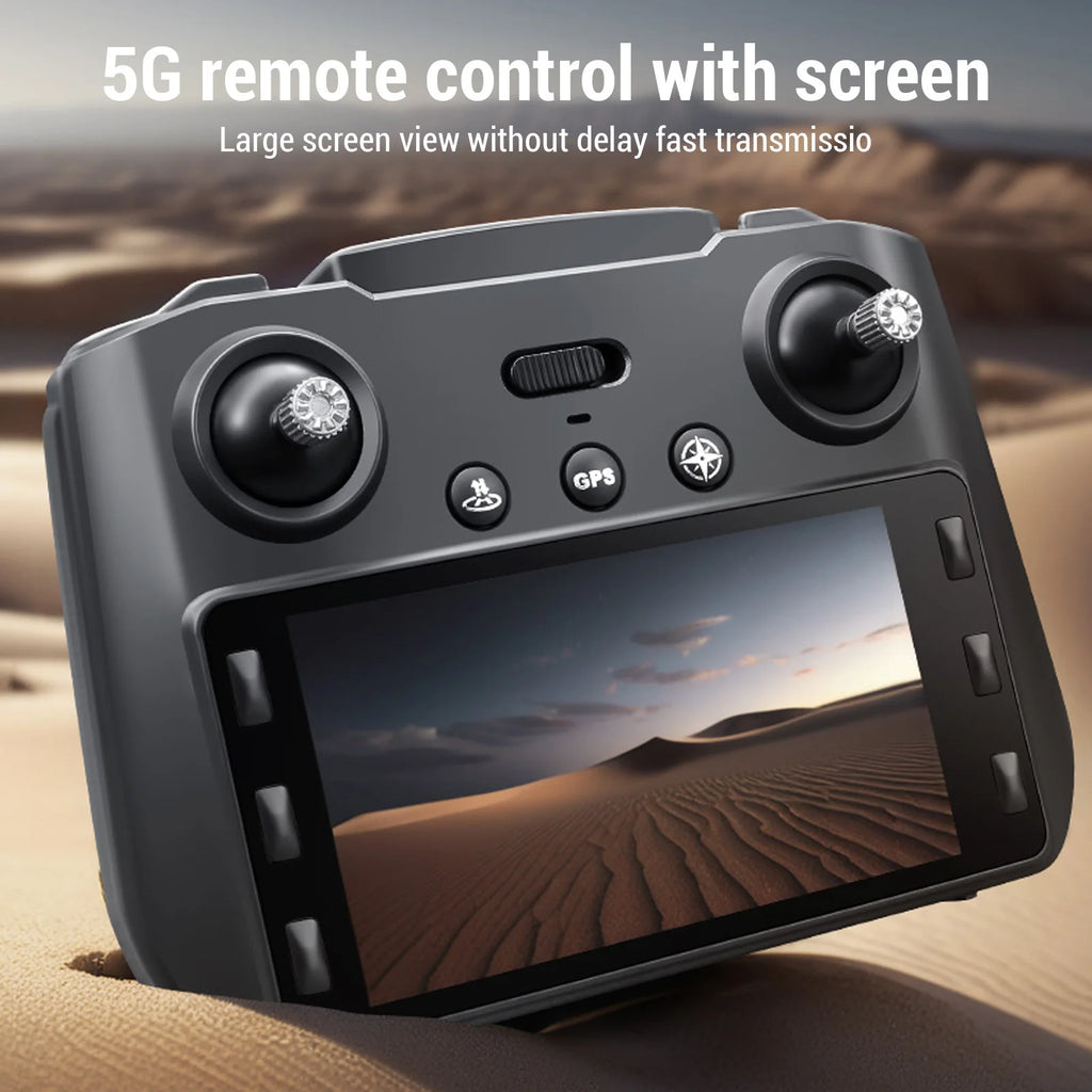 Drone Dual Camera APP Control LCD Display Remote Control Intelligent Obstacle Avoidance WIFI 5G RC Quadcopter