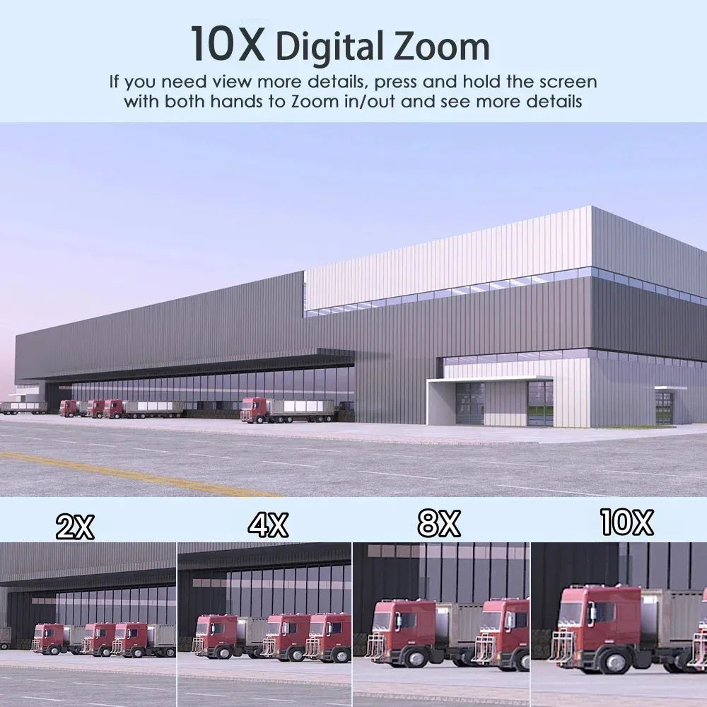 Solar Security Camera 4G Outdoor 3 Lens 3 Screen Color Night Vision 10X Zoom Cameras PIR Human Detect CCTV Security Protection