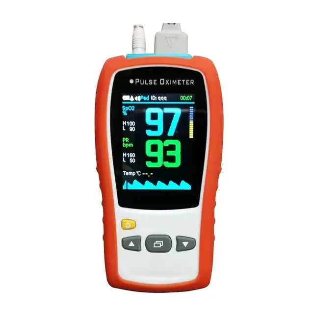 SPO2 PR TEMP 2.8Inch Handheld Pulse Oximeter Neonate Child Adult Medical Monitor