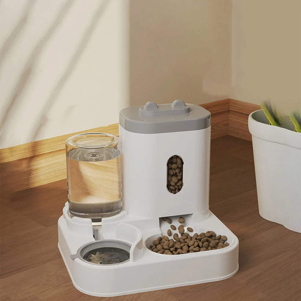 Automatic Pet Feeder & Water Dispenser for Cats Dogs - Smart Food Feeding Station, Automatic Waterer, Pet Supplies