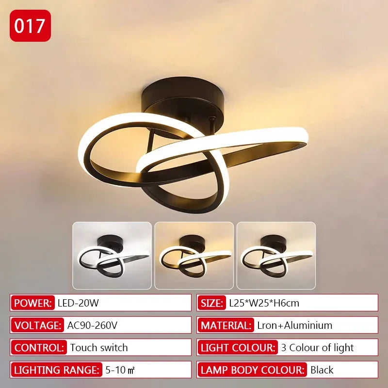 LED 20W Aisle Ceiling Light Modern Home Lighting LED Surface Mounted Bedroom Living Room Corridor Light Staircase Balcony Light