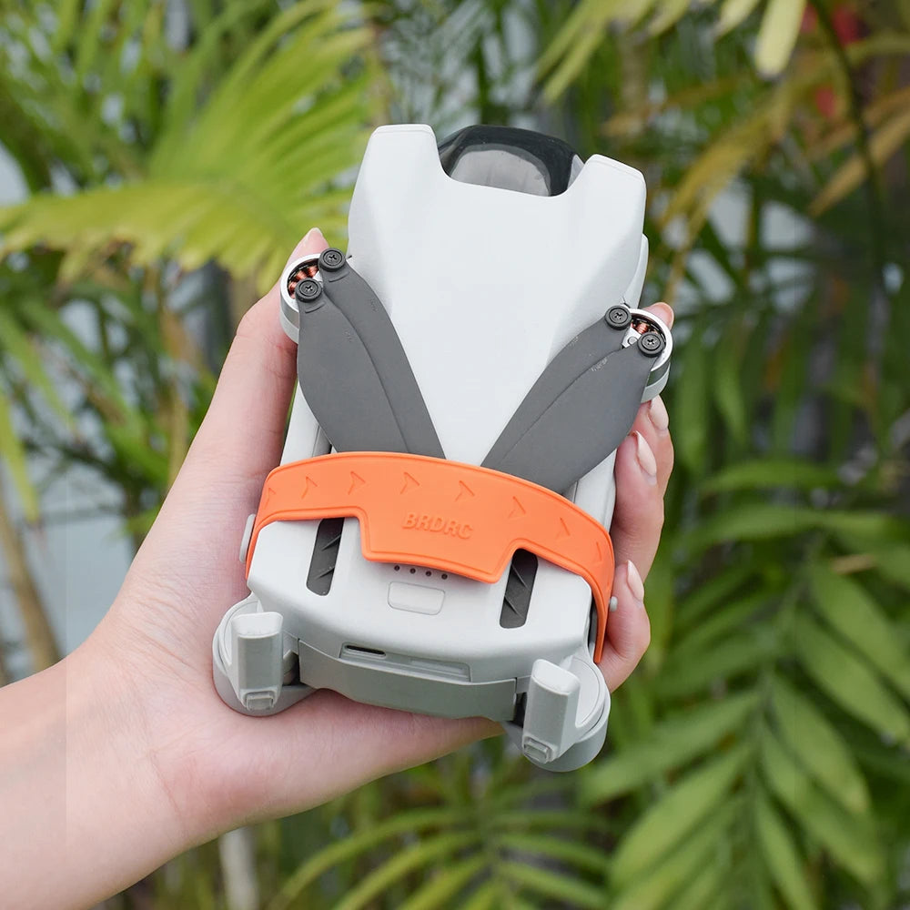 BRDRC Propeller Holder for DJI Mini 3/Mini 3 Pro Drone Wings Stabilizer Protector Blades Fixed Strap Mount Guard Accessories