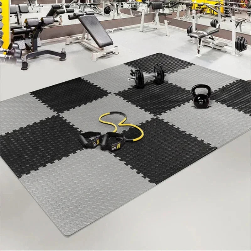 8/16 Pcs Foam Fitness Non Slip Yoga Mat Fitness Floor Tile Protection Pad Fitness Equipment Mat Suitable for Indoor Fitness