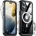 IP68 Waterproof Case For iPhone 17 16 15 Pro Max Plus Full Body Protective Cover Swim Underwater Diving Magsafe Magnetic Fundas