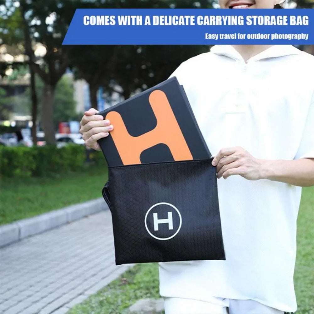 Volodymyr 80cm(31’’)  Drone Landing Pad Fast-Fold Double-Sided Waterproof for DJI Mavic 3 Pro/ Phantom 4 Pro/ Autel EVO II