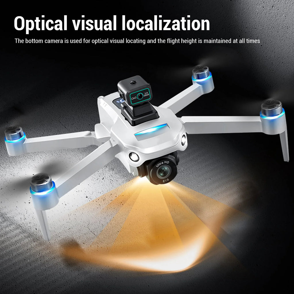 Drone Dual Camera APP Control LCD Display Remote Control Intelligent Obstacle Avoidance WIFI 5G RC Quadcopter